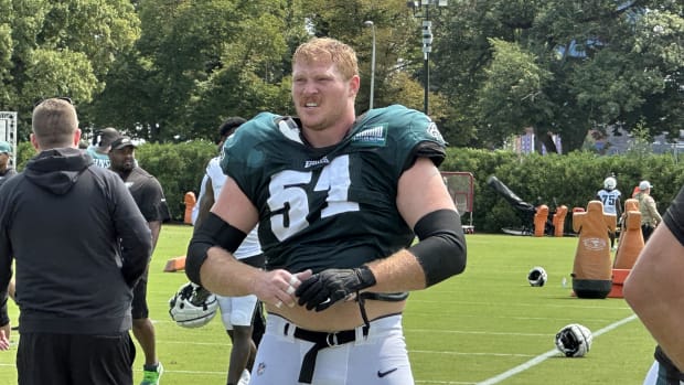Cam Jurgens at training camp